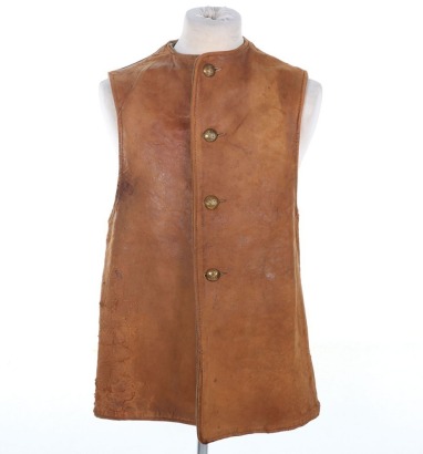 WW1 Period British Leather Jerkin, Royal Artillery, US made.