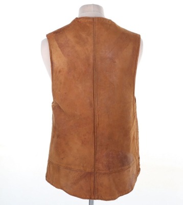 WW1 Period British Leather Jerkin, Royal Artillery, US made. - 5