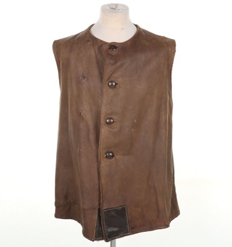 Great War Period British Leather Jerkin.