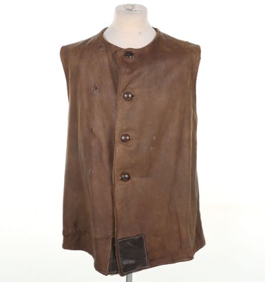 Great War Period British Leather Jerkin.