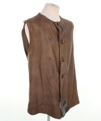 Great War Period British Leather Jerkin. - 3