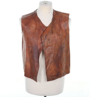 WW1 Canadian Made Leather Jerkin/Waistcoat, 1917 dated.