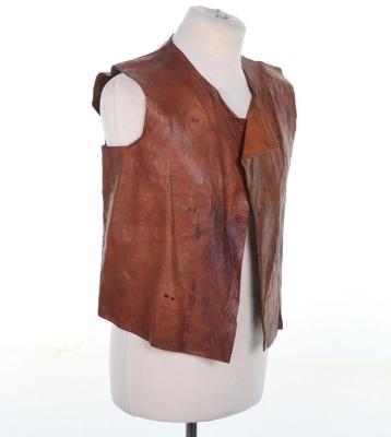 WW1 Canadian Made Leather Jerkin/Waistcoat, 1917 dated. - 3