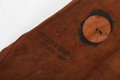 WW1 Canadian Made Leather Jerkin/Waistcoat, 1917 dated. - 6