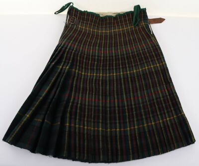 9 th Royal Scots Highlanders Kilt dated 1916 - 2