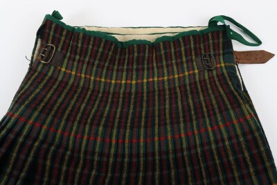 9 th Royal Scots Highlanders Kilt dated 1916 - 3