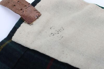 9 th Royal Scots Highlanders Kilt dated 1916 - 8