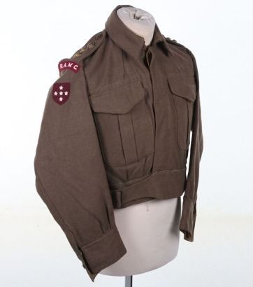 WW2 Royal Army Medical Corps Southern Command Officers War Aid Battle Dress Blouse