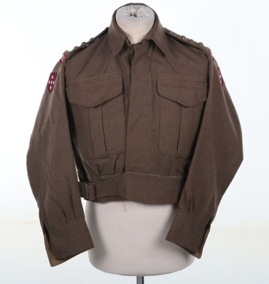 WW2 Royal Army Medical Corps Southern Command Officers War Aid Battle Dress Blouse - 5