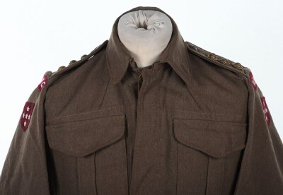 WW2 Royal Army Medical Corps Southern Command Officers War Aid Battle Dress Blouse - 6