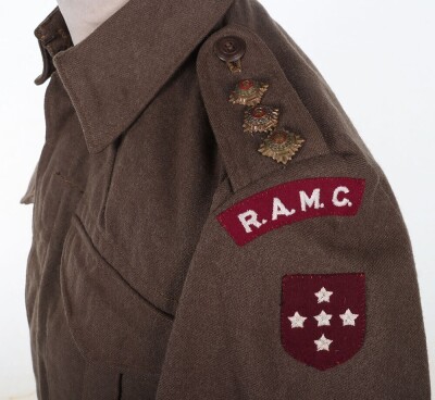 WW2 Royal Army Medical Corps Southern Command Officers War Aid Battle Dress Blouse - 10