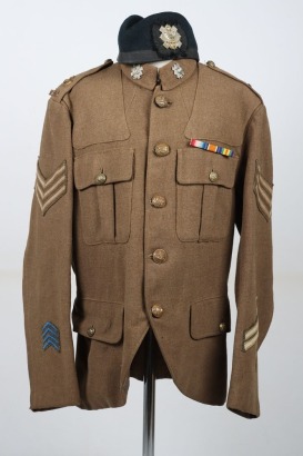 Inter War Period Scottish Other Ranks Tunic and Glengarry, Highland Light Infantry.