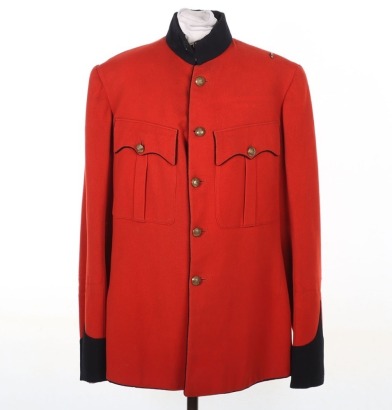16th Lancers Officers Scarlet Frock Tunic.
