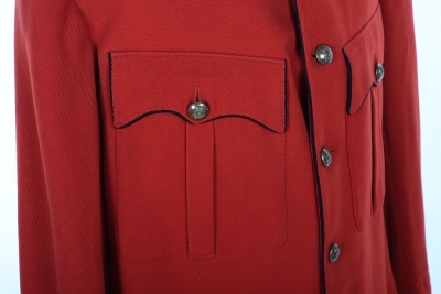 16th Lancers Officers Scarlet Frock Tunic. - 5
