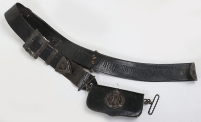 Indian Police Officer's Tunic, Pouch Belt & Trousers. - 3