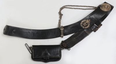 Indian Police Officer's Tunic, Pouch Belt & Trousers. - 4