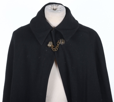 Black Cloth Cloak. - 2