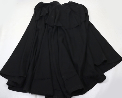 Black Cloth Cloak. - 6