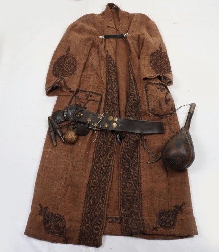 Afghan Kurta with Belts and Equipment.