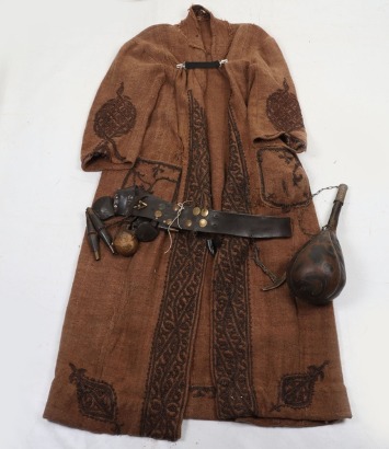 Afghan Kurta with Belts and Equipment.