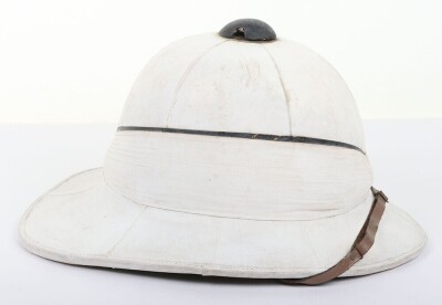 Royal Navy Officers Foreign Service Wolseley Helmet - 2
