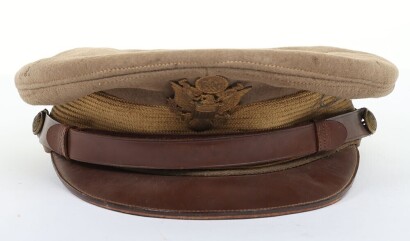 WW2 US Army / Air Force Officers Peaked Cap.