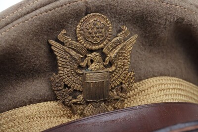 WW2 US Army / Air Force Officers Peaked Cap. - 2