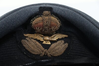 WW2 RAF Officers Peaked Cap. - 2