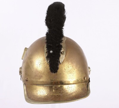 French Mounted Gendarmerie Helmet and Dragoon Helmet Trench Cover, - 7