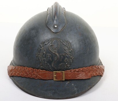 WW1 French Medical Section Adrian Steel Helmet