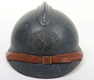 WW1 French Medical Section Adrian Steel Helmet