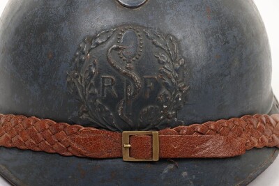 WW1 French Medical Section Adrian Steel Helmet - 2
