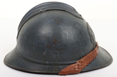 WW1 French Medical Section Adrian Steel Helmet - 3