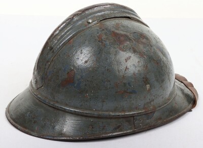 WW1 French M-15 Infantry Adrian Steel Helmet - 7