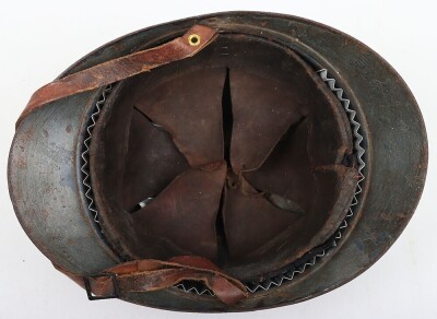 WW1 French M-15 Infantry Adrian Steel Helmet - 9