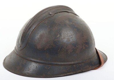 WW1 French Adrian M15 Steel Infantry Helmet - 3