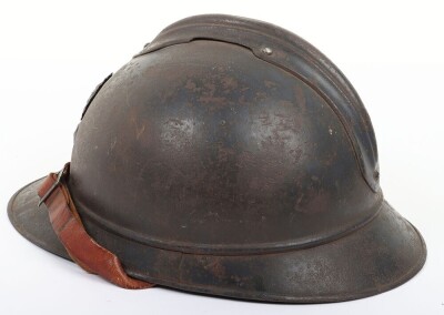 WW1 French Adrian M15 Steel Infantry Helmet - 4