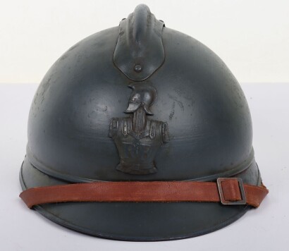 WW1 French Adrian M15 Steel Helmet, Engineers.
