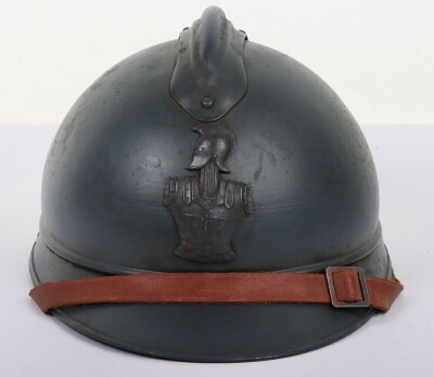 WW1 French Adrian M15 Steel Helmet, Engineers.