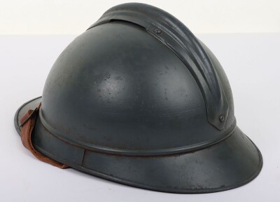 WW1 French Adrian M15 Steel Helmet, Engineers. - 4