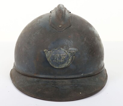 WW1 French M15 Adrian Helmet of Chasseurs