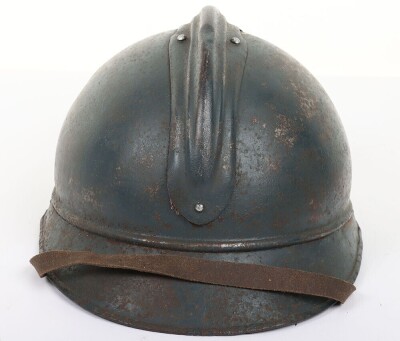 Rare Converted WW1 Adrian Helmet for Service with the Newly Formed Special Artillery / Tank Service - 4