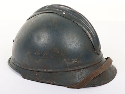 Rare Converted WW1 Adrian Helmet for Service with the Newly Formed Special Artillery / Tank Service - 5