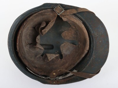 Rare Converted WW1 Adrian Helmet for Service with the Newly Formed Special Artillery / Tank Service - 6