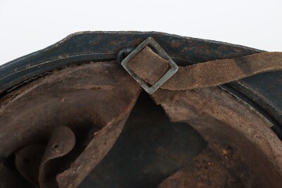 Rare Converted WW1 Adrian Helmet for Service with the Newly Formed Special Artillery / Tank Service - 7