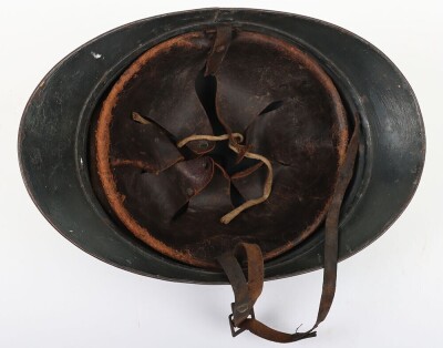 WW1 French Infantry M-15 Adrian Pattern Steel Helmet - 5
