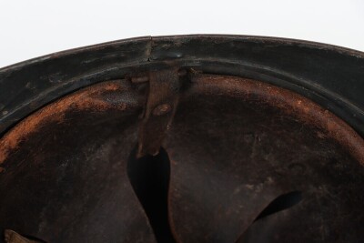 WW1 French Infantry M-15 Adrian Pattern Steel Helmet - 6