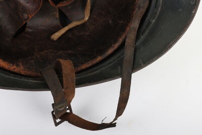 WW1 French Infantry M-15 Adrian Pattern Steel Helmet - 8