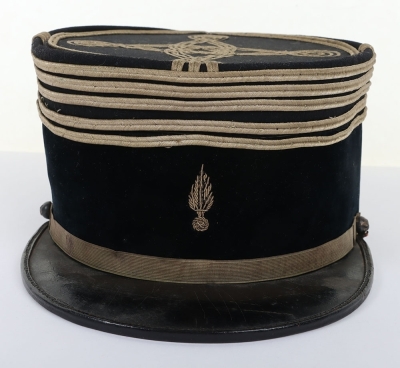 French Armoured Section Officers Kepi - 2