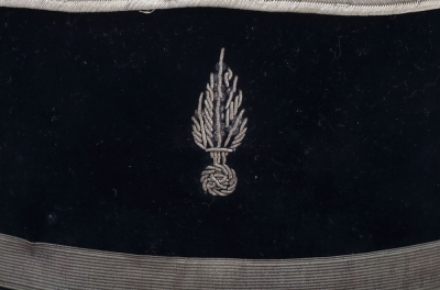 French Armoured Section Officers Kepi - 3